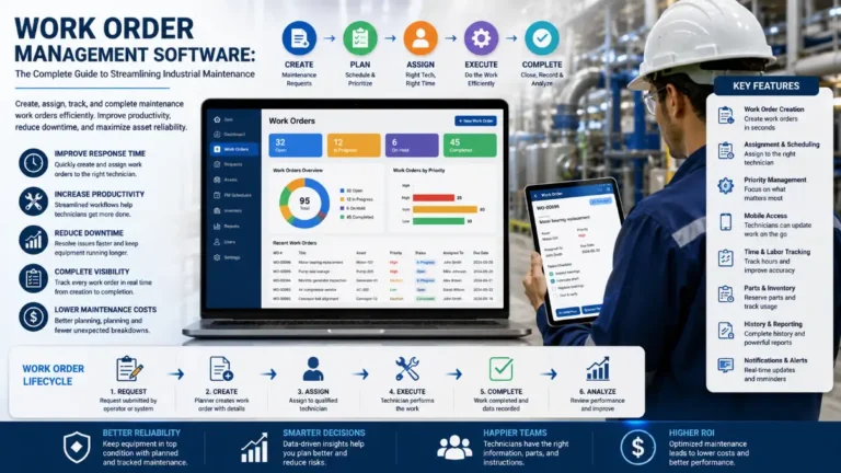 Work Order Management Software: The Complete Guide to Streamlining Industrial Maintenance